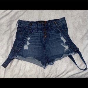 G By Guess High Rise Denim Shorts